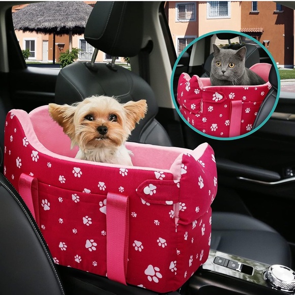 Cullaby Center Console Dog Car Seat for Small Dogs Under 15 lbs NEW